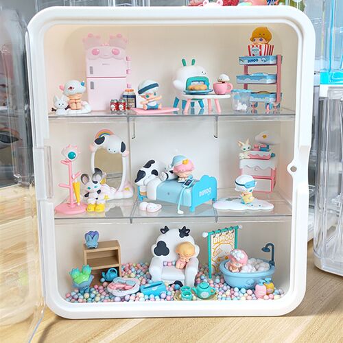 Blind Box Storage Rack for Bubble Mart Dimoo Dust-proof Tran