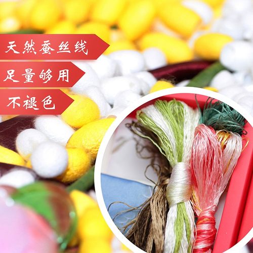 苏绣刺绣手工diy套件自绣材料包初学古风自绣入门针迹银杏叶