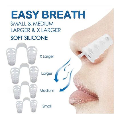 4PCS Anti Snoring Nasal Dilator For Easy Breathing Preventin