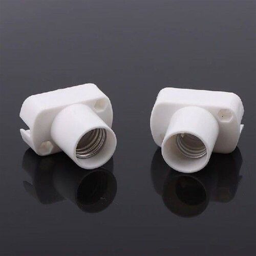 1Pc White Mini Screw Lamp Base E12 E14 E17 Supporto Lamp