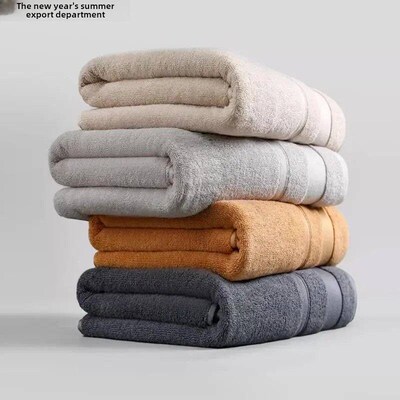 Large size bath towel set with water absorption thickening