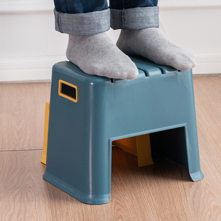 塑料小家用板凳加厚矮凳卫生间客厅茶几换鞋方凳浴室洗澡登子