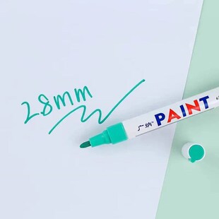 Permanent White Colorful Pens Waterproof Marker Pcs Paint