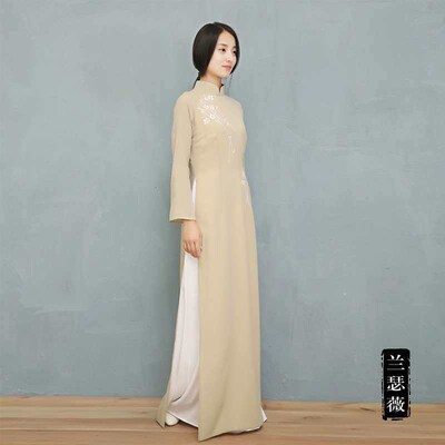 Lanser Wei Chinese Style Daily Modified Cheongsam Vintage Ze