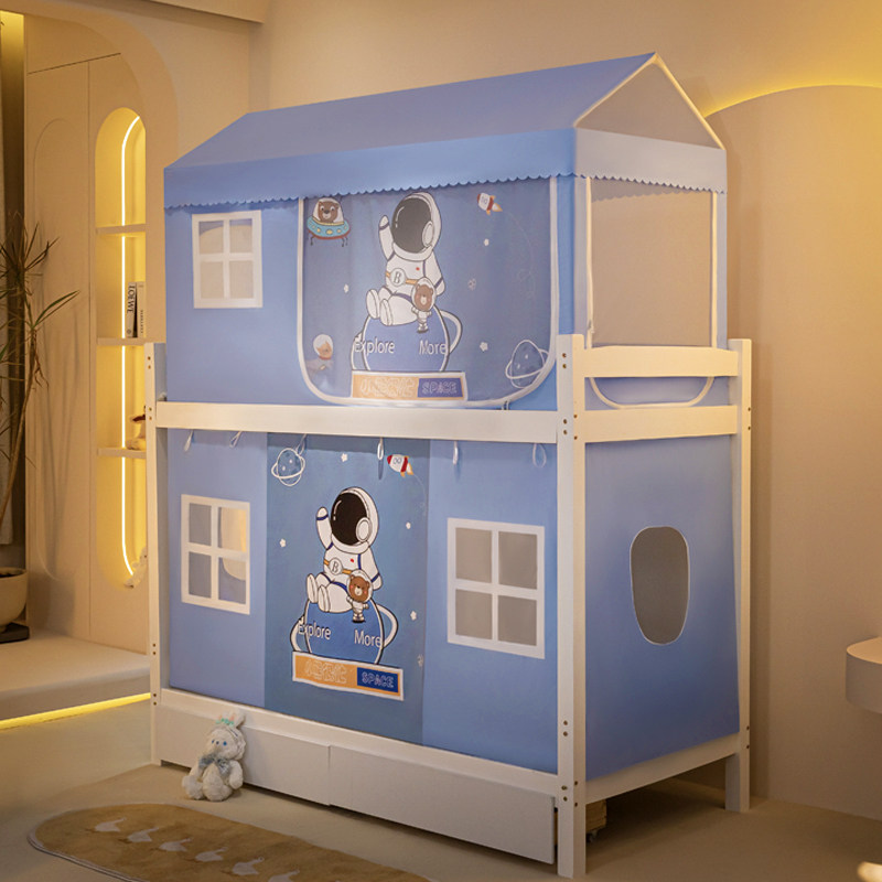 床帘蚊帐一体式遮光学生宿舍上铺支架上下铺大学通用高低床围帘,床上用品,蚊帐,淘宝优惠券,粉丝福利购,淘宝优惠卷