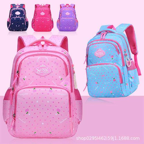 Childrens school bag 1-3-6 grade small school bag printed t