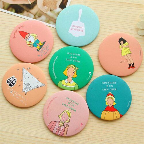 Supermarket Gifts: Korean-style cute portable cosmetic mirro