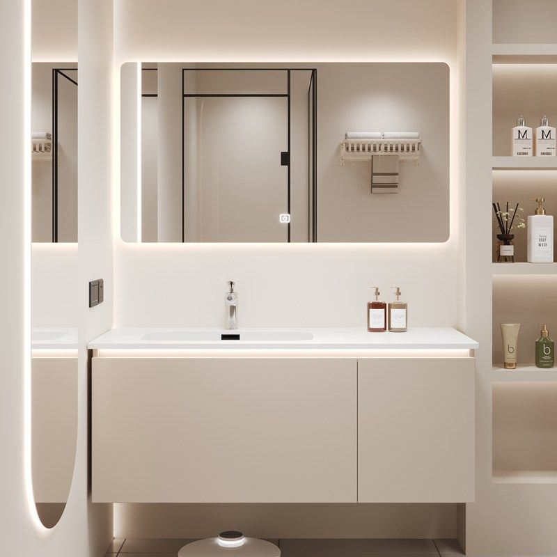 四季沐歌肤感绮美石一体盆浴室柜卫生间洗手洗脸洗漱台盆柜,家装主材,浴室柜组合,淘宝优惠券,粉丝福利购,淘宝优惠卷