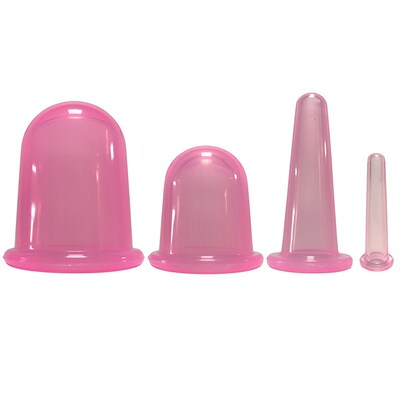 2/4Pcs Jar Vacuum Cupping Cans for Massage Ventosa Celulitis