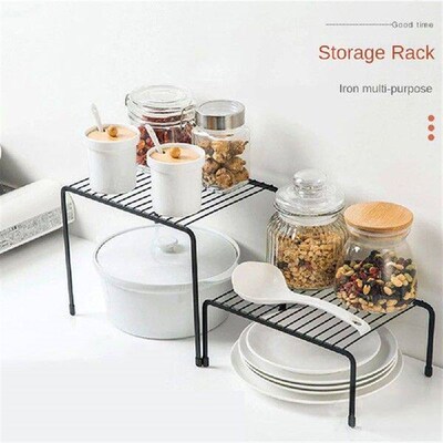 Shelves Wear-resistant Single Layer Iron Kitchen Kitchen