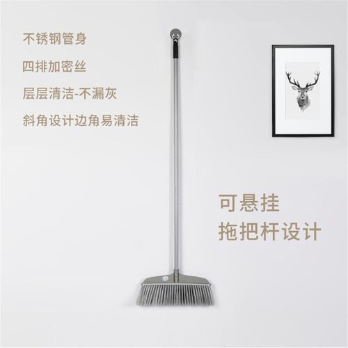 Yard bristle broom, single outdoor road, factory sanitation