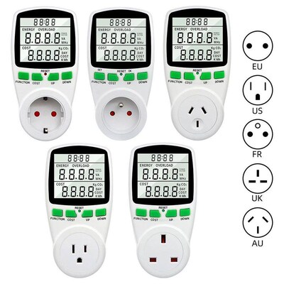 Digital Wattmeter LCD Energy Meter Electricity Power Meter S