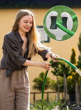 Garden Hose Guide Metal Pin Garden Water Pipe Rack Top