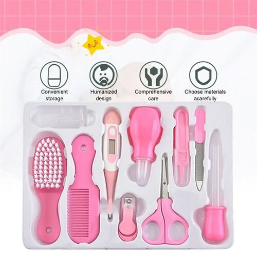 10PCS/Set Baby Health Care Kit Kids Nail Hair Health Care Th