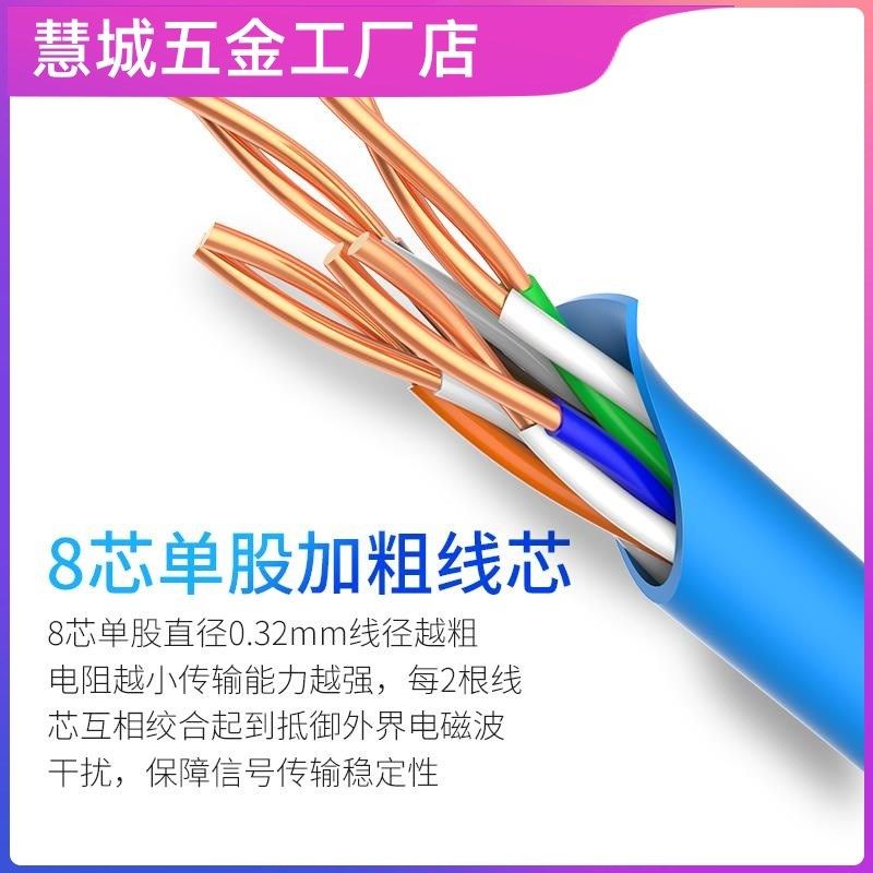 监控摄像头专用网线千兆家用8芯超五类六类延长线0.5室外poe供电,电子/电工,网络线,淘宝优惠券,粉丝福利购,淘宝优惠卷