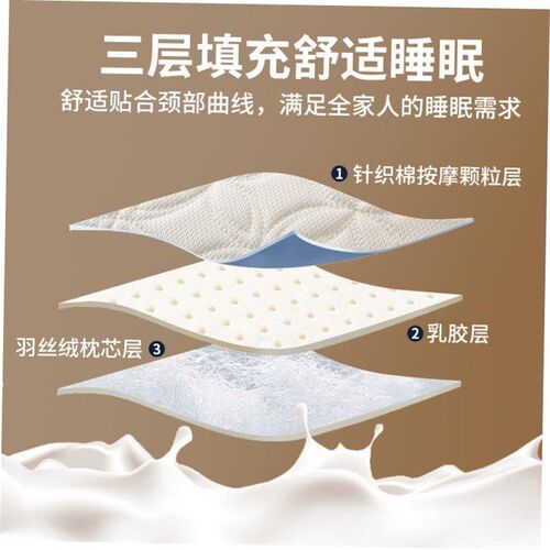 枕头sleeping pillow bed set  health care big double 1/2pcs
