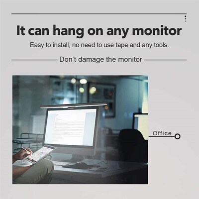 Monitor Light Bar Screen Hanging Light Stepless Dimming Eye-