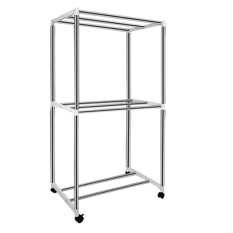 干衣机配件支架家用烘干机不锈钢管子万向脚轮子塑料件条边框通用