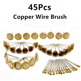 3mm Copper Shank Brush Steel Polishing Wire With Rod Wheel