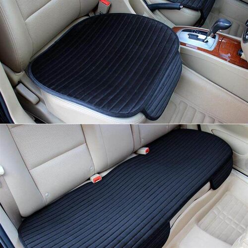 Car Seat Cover Front Rear Flocking Cloth Cushion Non Slide A
