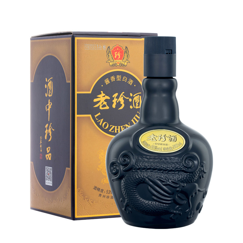 贵州 老珍酒 酱香型白酒53度500ml 自饮口粮