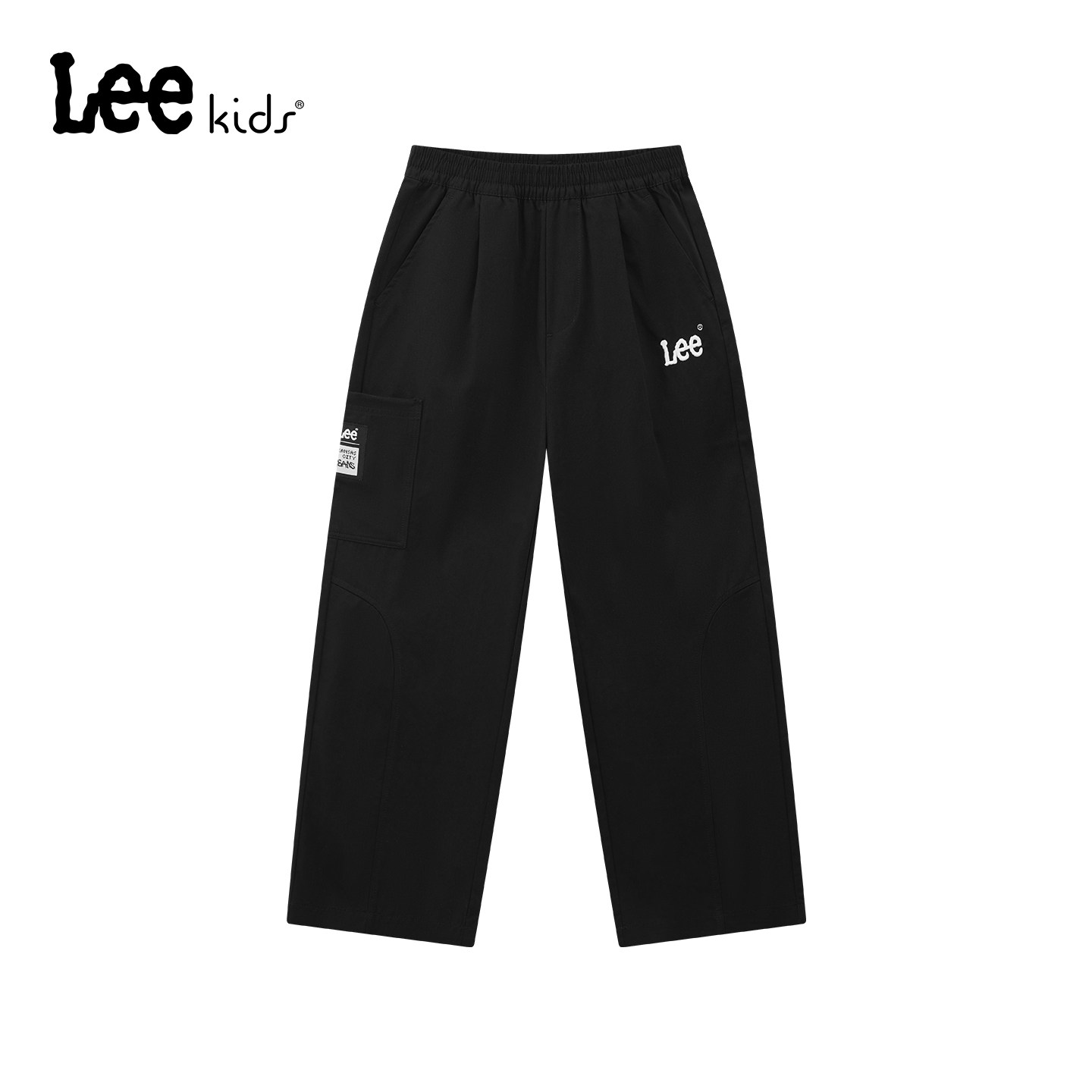 lee kids儿童工装裤男女童同款春秋直筒裤中大童百搭阔腿裤
