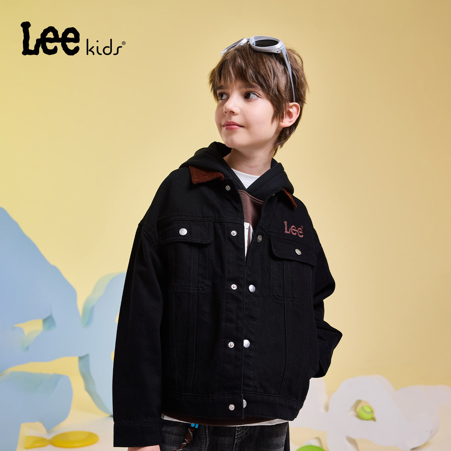 Leekids儿童水洗牛仔外套
