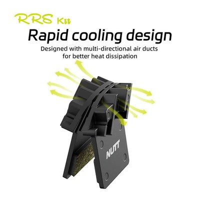 Nutt Bicycle Hydraulic Disc Brake Pad Semi Metal Resin Heat