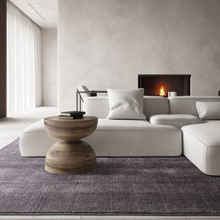 极简地毯客厅素色高级侘寂风沙发茶几毯卧室满铺家用耐脏现代地垫