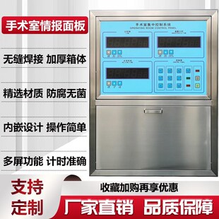 多功能手术室四联六联情报面板嵌入式中央集中控制系统空调自控