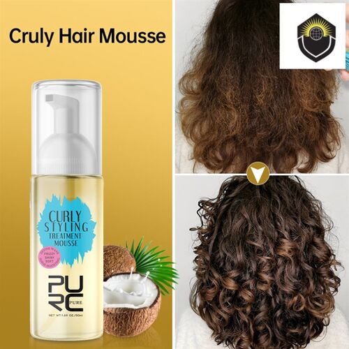 Curly Hair Products Mousse Care Coconut Oil Smoothing Frizz