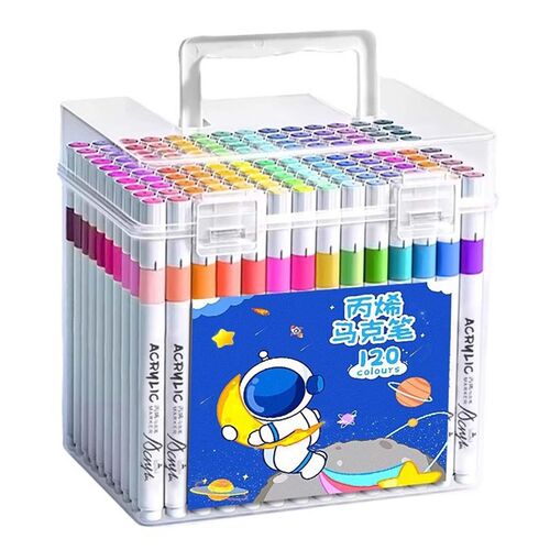 120x Acrylic Paint Markers Smooth Drawing Waterproof Acrylic
