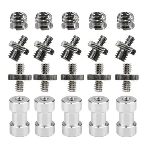 20Pcs 1/4  to 3/8  Female Screw Convert Adapter Spigot Stud