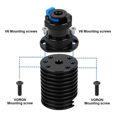 E3D Revo Ceramic Heating Extrusion kit 104NT Thermistor Fast