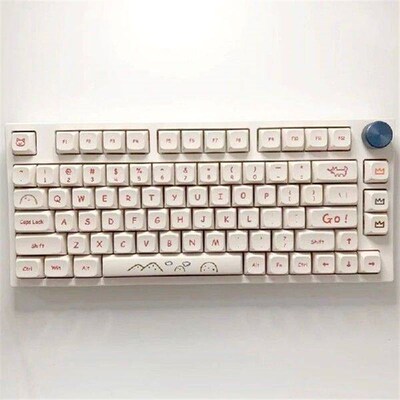 129 Keys/set Graffiti Cartoon PBT Keycap XDA Profile
