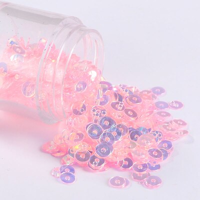 10g/Pack 2-6mm Multi Size Flat Round Loose Sequins For Craft