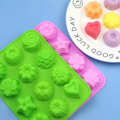 Cake Mousse Mold Rose Flower Chrysanthemum Silicone Baking P