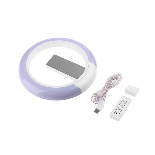 3D LED wall clock Digital Table Clock Alarm Mirror Hollow Wa