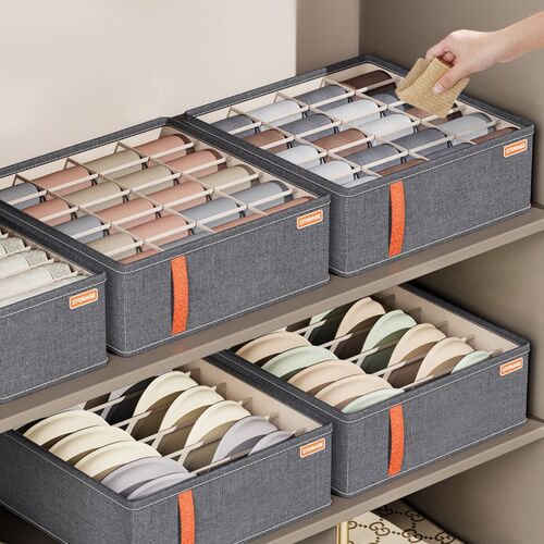 Fabric Underwear Bra Organizer Drawers Panty Sock Sorting St