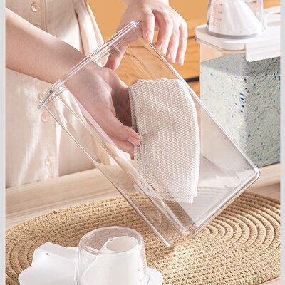 Airtight Laundry Detergent Powder Storage Box Clear Washing