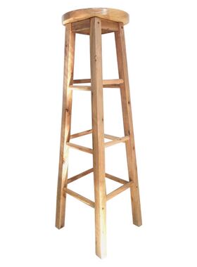 实木高脚凳酒吧台椅高家用梯木时尚吧台凳0789cm米