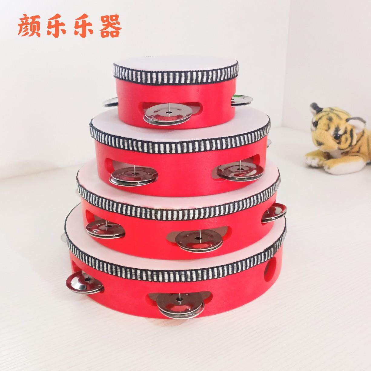 铃鼓幼儿园儿童舞蹈道具手拍鼓奥尔夫打击乐器音乐教具新疆手鼓