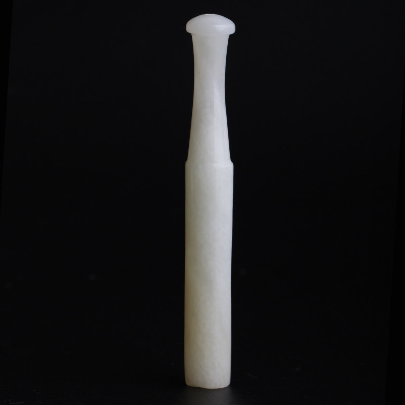 烟嘴把件和田玉烟具手玩件白玉烟嘴玉石