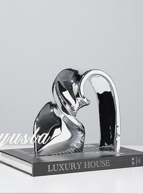 现代简约创摆件样板部房客厅电视柜关书房柜售楼摆GPF设软意装饰