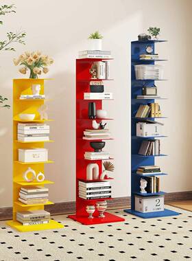 艺北书欧15888架网红隐形创意转角书落地铁置物架客厅立体多层柜