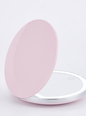 Portable Mini Makeup Mirror Compact Pocket USB Chargeable Tw