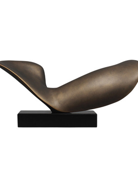 雕塑艺术摆件抽象软装饰品摆设现代玻璃纤维家居样品屋展示中心书