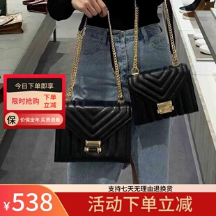 欧美正品代购MK女包新款Whitney羊皮链条斜挎包百搭送女友礼物