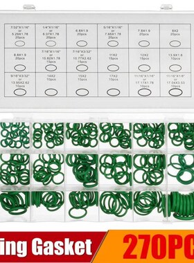 O Ring Rubber Washer Seals Assortment Black O-Ring Seals Set