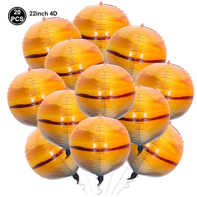 20Pcs 22Earth Balloons 4D Round Globe Balloons World Map